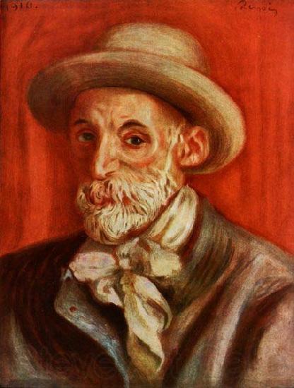 Pierre-Auguste Renoir Self portrait, 1910 Germany oil painting art